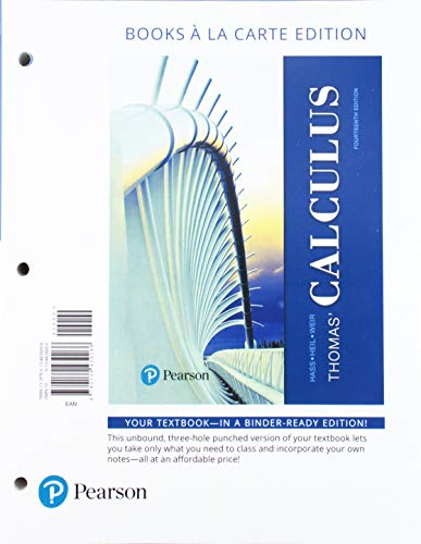 Thomas' Calculus 0134439260 Book Cover