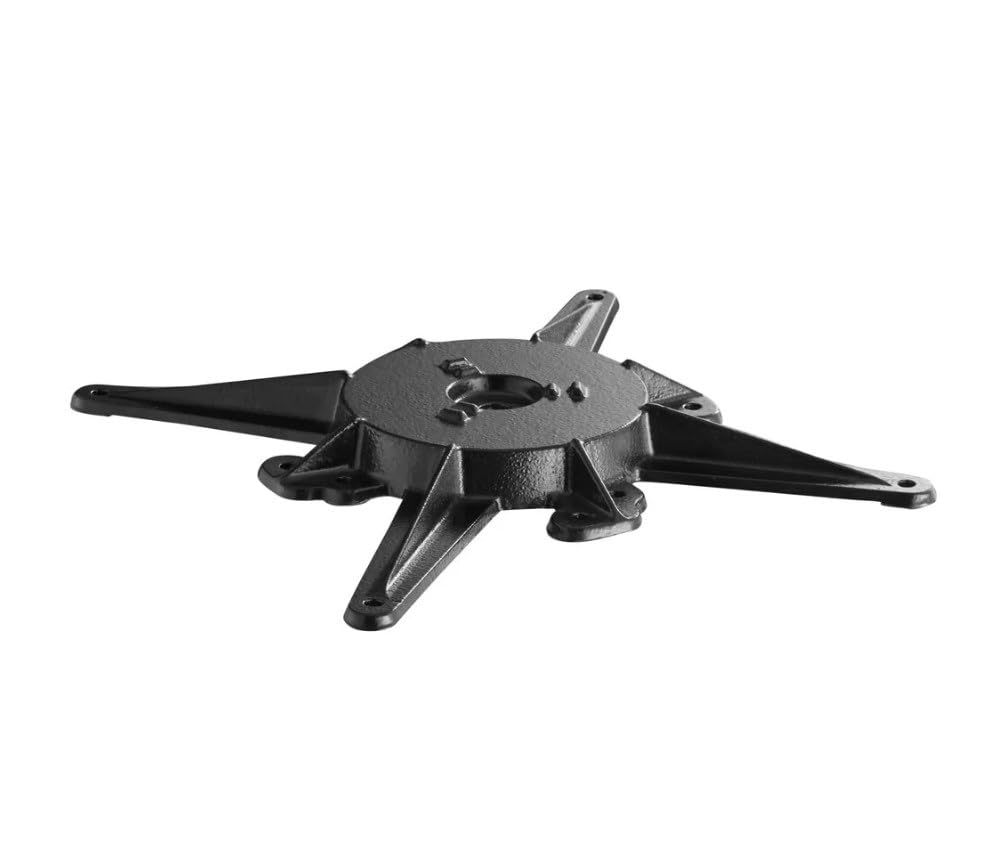 Soro Essentials- 18” Cast Iron Restaurant Cross Table Spider Base Only- Fits 3