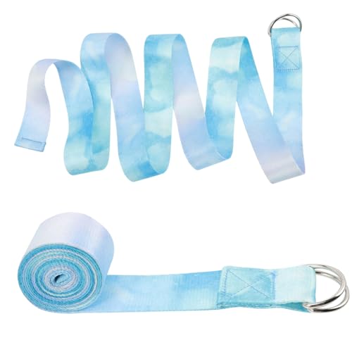 DEARMAMY 2Pcs Yoga Resistance Bands Stretching Bands for Home Workouts Leg Strengthening and Flexibility Training for All Fitness Levels