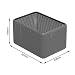 Rotho Madei Aufbewahrungskorb 13l, Kunststoff (PP recycelt) BPA-frei, anthrazit, 13l (32.6 x 23.8 x 18.8 cm)