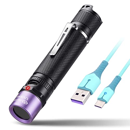 Lightfe Uv304 Uv Flashlight - High Power Ultraviolet - Rechargeable Type-C Can Be Used For Uv Glue Curing, Pet Urine Stains, Ore Fluorescent Agent Detection, Etc. #TOP9