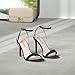DREAM PAIRS Black Heels Women?s High Stilettos Sexy Open Toe Dress Shoes Ankle Strappy Wedding Party Club Dance Pumps Sandals Size 7 US SDHS2214W