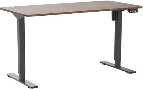 Miniatura 5 de Furmax Escritorio eléctrico de pie ajustable de altura grande de 55 x 24 pulgadas, escritorio de pie para oficina en casa, escritorio para