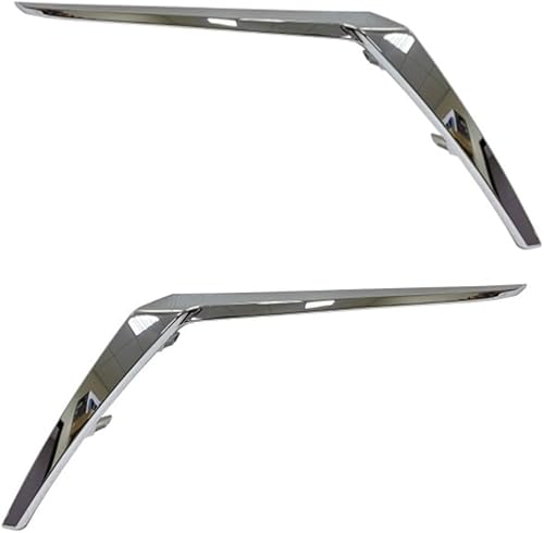 Miniatura 2 de Para Nissan Kicks 2021 2022 2023 Moldura de cubierta de parachoques lateral del pasajero  Delantero  CAPA  Plástico  Acabado cromado brillante