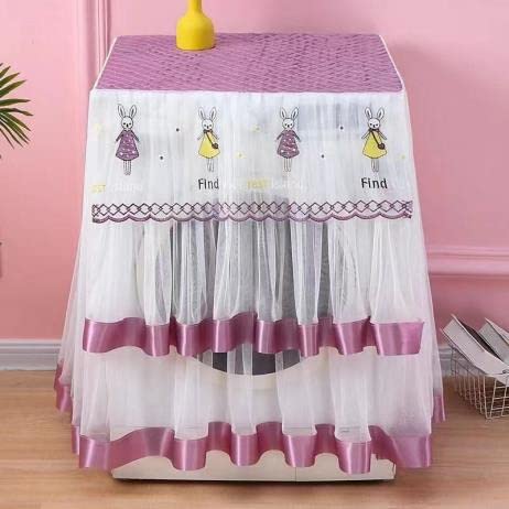 ANTORI Embroidery Work Cover For Automatic Washing Machine Waterproof and Dust Proof Front Open Washing Machine Cover Pack of 1 (Pink) (B0BX343RT3) Amazon Price History, Amazon Price Tracker