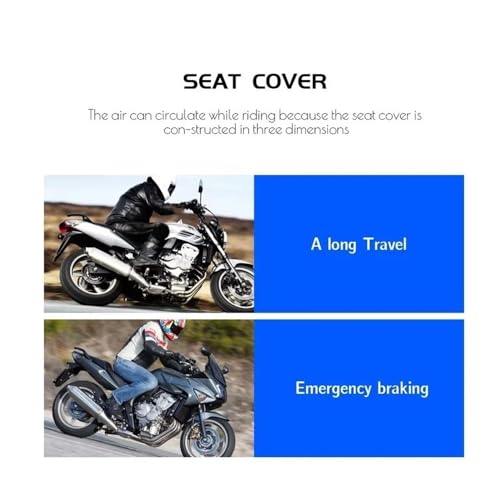 Funda antideslizante de asiento para CBF600 y CBF1000 cojín protector de sillín 4