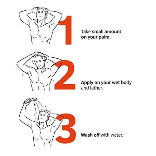 USTRAA Body Wash- Activated Charcoal - 250 ml - Deep Skin Detox with Activated Charcoal - Image 7