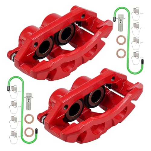 Image of Torchbeam Front Brake Caliper Assembly w /Bracket Fit for 2017 Ram 1500