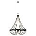 Sea Gull Lighting 3101905-872 Oglesby Five Light Chandelier Hanging Modern Fixture, Washed Pine