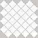 In Home NH2360 Quatrefoil Peel & Stick Backsplash Tiles, White & Off-White