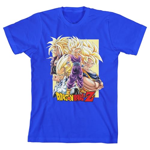 Bioworld Dragon Ball Super Saiyan Characters Boy's 2-Pack Crew Neck Short Sleeve T-Shirt Set4