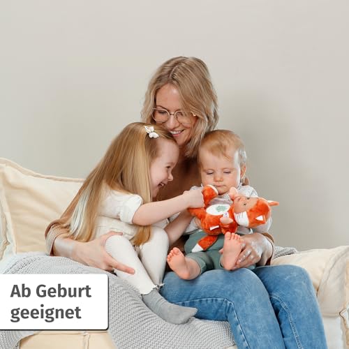 Baby Born for Babies Fuchs, weiche 26 cm Puppe mit Öhrchen und Fingertaschen, für Neugeborene, 836606 Zapf Creation