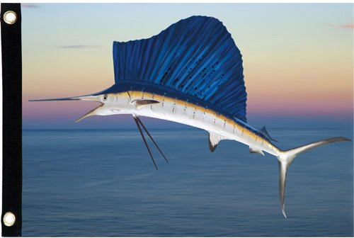 Premier Kites 55114 Seafarer Flag, Sailfish, 12 by 17-Inch