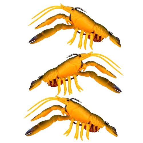 U.S.A. Bass Tackle - 4D Cluster Bomb Craw – Bass-Tech Kunststoff – vorgerichtete Langusten weiche Angelköder, Premium Ultra Durable Köder für Süßwasser, Angelvorrichtungen für Barsch (1/2 Unzen, HD U.S.A. Bass Tackle - 4D Cluster Bomb Craw – Bass-Tech Kunststoff – vorgerichtete Langusten weiche Angelköder, Premium Ultra Durable Köder für Süßwasser, Angelvorrichtungen für Barsch (1/2 Unzen, HD