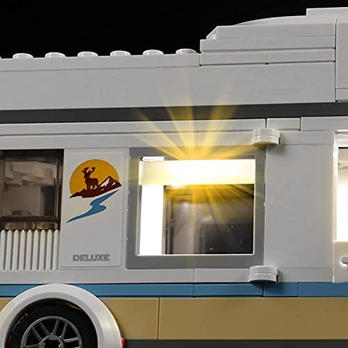 FYHCY Led Beleuchtung Set für Lego 60283 City Ferien-Wohnmobil,Led Licht Beleuchtungsset für Lego 60283 (NUR Licht Set) – Bild 8