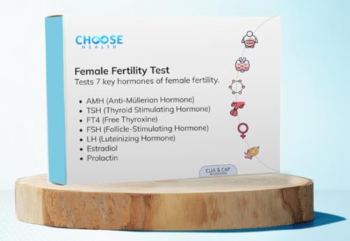 Ovarian Reserve Test | Female Fertility Test | 7-in-1 at-Home Test | Choose Health | Not Testable in NY & RI
