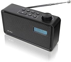 DAB/DAB+ Digital & FM Radio, Rechargeable Battery and Mains Powered DAB Radios Portable Digital Radio with USB Charging
