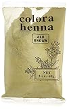 Colora Henna Powder Hair Color Ash Brown 2oz (3 Pack)