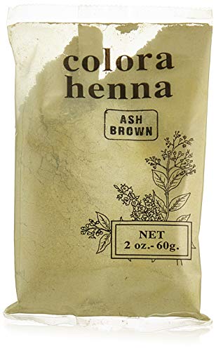 Colora Henna Powder Hair Color Ash Brown 2oz (3 Pack)