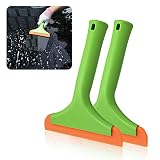 yonwait Pack-2 Super Flexible Silicone Squeegee, All-Purpose Auto Water Blade, Water Wiper, Shower S