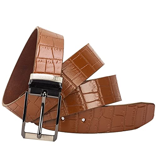 Image of HORNBULL Mens Tosca Leather Belt | Top Grain Formal and Casual Mens Belt
