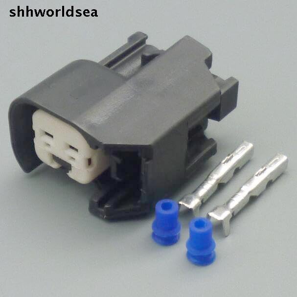 2pin 2.2mm Fuel Injector Connectors Adapters Fuel Injector Connector for US Cars - (Color Name: 100set)