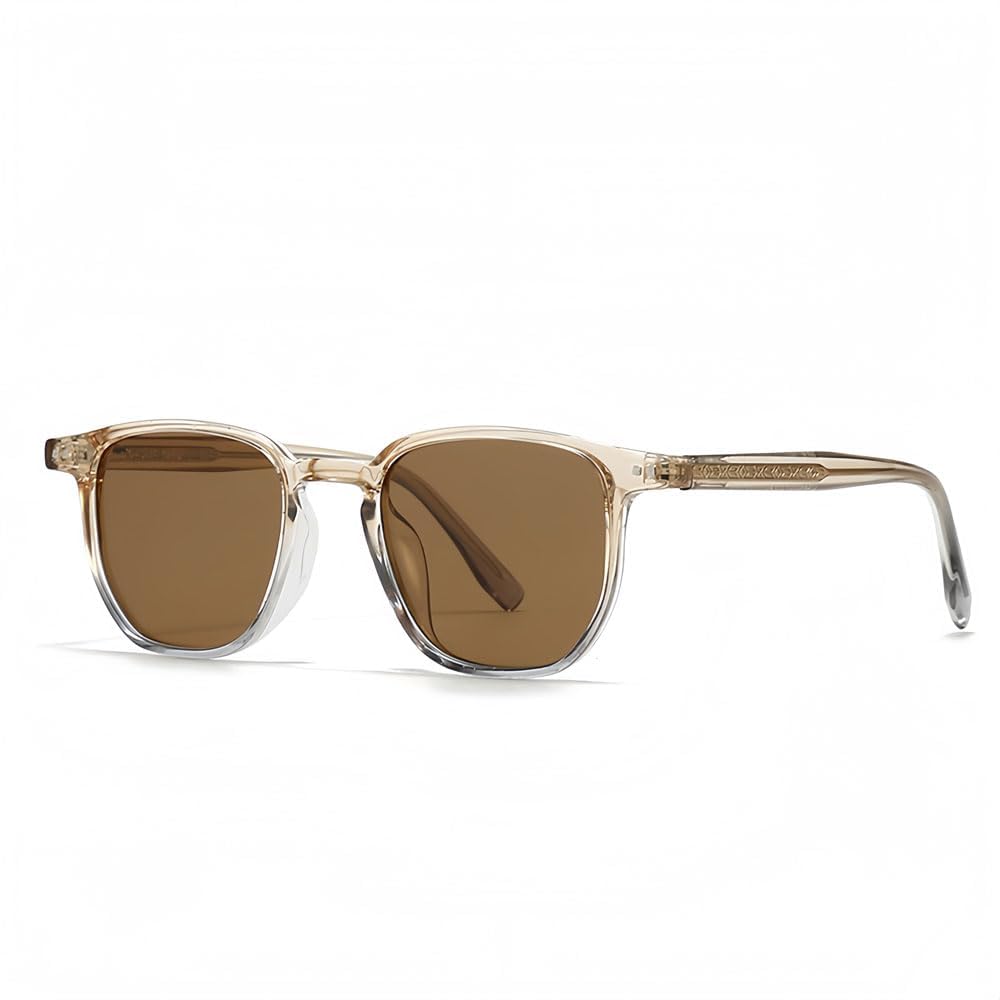Men's Polarized Sunglasses,Retro Outdoor Driving & Fishing Golf Sun Glasses for Male