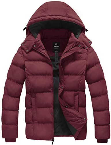 Men's Hooded Winter Coat Warm Puffer Jacket