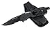 Survival Folding Knife - Multitool - includes Flathead and Phillips Screwdriver - Serrated Edge for Hunting and Tactical Use (Black)