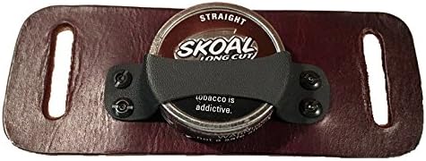 Snuff Can/Dip/Chew/Tobacco Leather and Kydex Holster