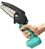 最安!マキタ makita 充電式 互換 チェーンソー ミニチェーンソー 小型 電動のこぎり 剪定 コードレス 電動 剪定 植木 伐採 互換品 18ボルト 14.4ボルト 18V 14.4V バッテリー 替刃 目立て 対応※ バッテリー 充電器 別売 (4インチ)(MCS401-GR)(グリーン)