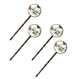 Fácil de usar: estos bonitos accesorios para el cabello son cómodos de llevar, no se deslizan Fuera, y adecuado para cabello grueso, fino, liso, rizado, ondulado, largo, corto, pueden sostener bien en tu cabello, perfecto para mantener tu cabello en estado ordenado y ayudarte a crear un Estilo de moda. La hermosa horquilla es una buena decoración para hacerte encantadora y Dulce. 