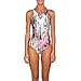 Produktbild arena Damen W Arena One Riviera One Piece Sport-Badeanzug, Schwarz (Black-Multi), 46 (Herstellergröße: 48)