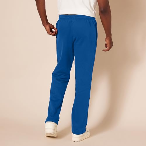 Image of Amazon Essentials Men's Relaxed Straight Leg Fleece Open Bottom Sweatpant (Available in Big & Tall)