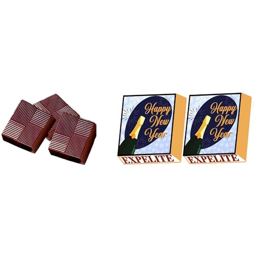 Image of Mery Christams And New Year Chocolate Gift For Girl Friend - Happy Near Year Gift for Employees (DESIGN 11, 4 PC BOX)