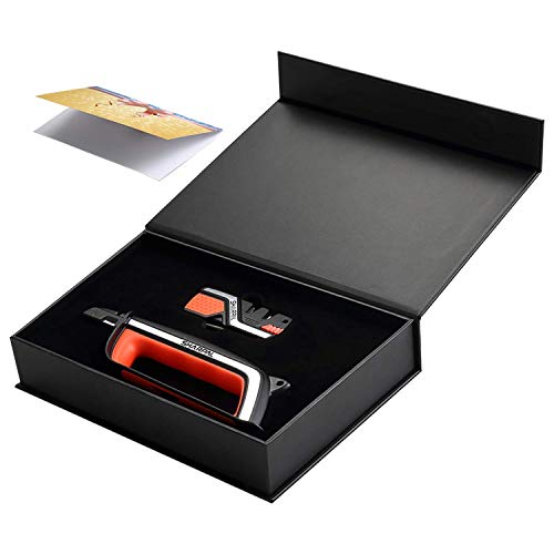 SHARPAL Pocket Knife Sharpener & Garden Tool Sharpener, Sharpening Straight