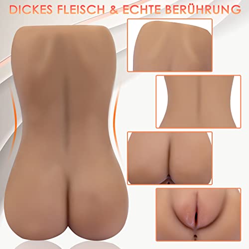 610G Realistische Masturbator Taschenmuschi Mastubrator Sex Spielzeug Pussy Realistisch Groß mit 3D Vagina Klitoris Anal Erotik Masturbieren Sexspielzeug für Männer – Bild 4