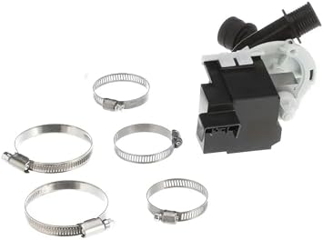 WD19X24829 Drain Pump Kit Compatible GE Dishwasher - Budora - 4863016, PS12582714, WD19X24394