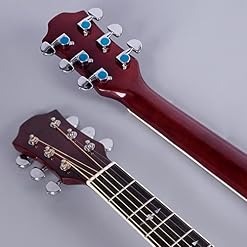 MEIeynt Guitare Acoustique 40″ pour débutant Adulte Adolescent Pleine Taille Guitarra Acustica avec Sac de Transport, accordeur, médiators, Cordes, capodastre, Tissu, Sangle Main Droite – Naturel - Les Beatles, Paul McCartney, John Lennon, RIngo Starr, George Harrison MEIeynt Guitare Acoustique 40" pour débutant Adulte Adolescent Pleine Taille Guitarra Acustica avec Sac de Transport, accordeur, médiators, Cordes, capodastre, Tissu, Sangle Main Droite - Naturel – Image 3