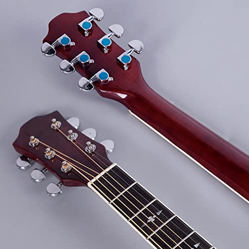 MEIeynt Guitare Acoustique 40″ pour débutant Adulte Adolescent Pleine Taille Guitarra Acustica avec Sac de Transport, accordeur, médiators, Cordes, capodastre, Tissu, Sangle Main Droite – Naturel - Les Beatles, Paul McCartney, John Lennon, RIngo Starr, George Harrison MEIeynt Guitare Acoustique 40" pour débutant Adulte Adolescent Pleine Taille Guitarra Acustica avec Sac de Transport, accordeur, médiators, Cordes, capodastre, Tissu, Sangle Main Droite - Naturel – Image 4