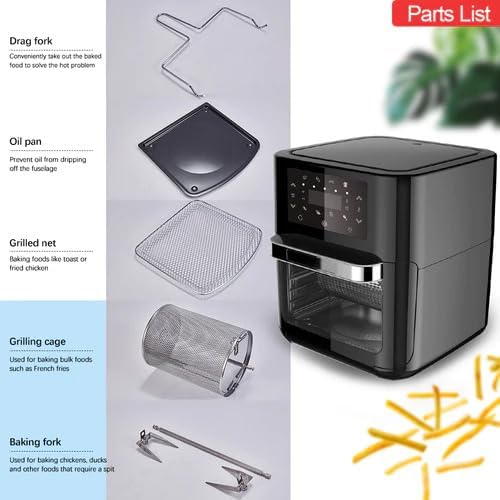 Detailed parts list for RAF Air Fryer R.5293