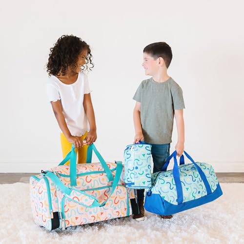 Image of Wildkin Kids Weekender Duffel Bag - Carry-On Size for School, Travel, & Sleepovers