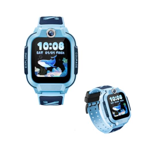 Image of imoo Z3 Kids Smartwatch, 4G Video /Voice Call & Real-time GPS Tracker, 1.5″ HD Screen IP68 20m Waterproof, 8GB Large Storage Parent Control and Safety Protection(Blue)
