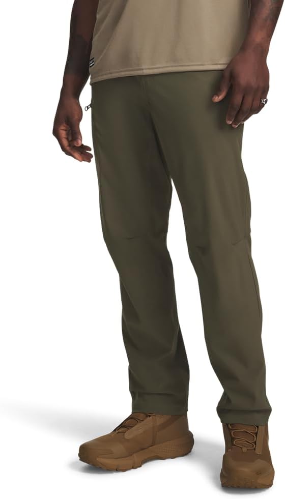 Under Armour Men's Defender Pants, (390) Marine OD Green / / Marine OD Green, 38/34