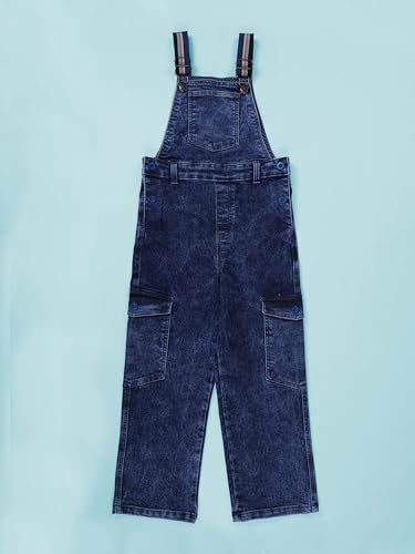 Image of KiddoPanti Boys Denim Dungaree Pant