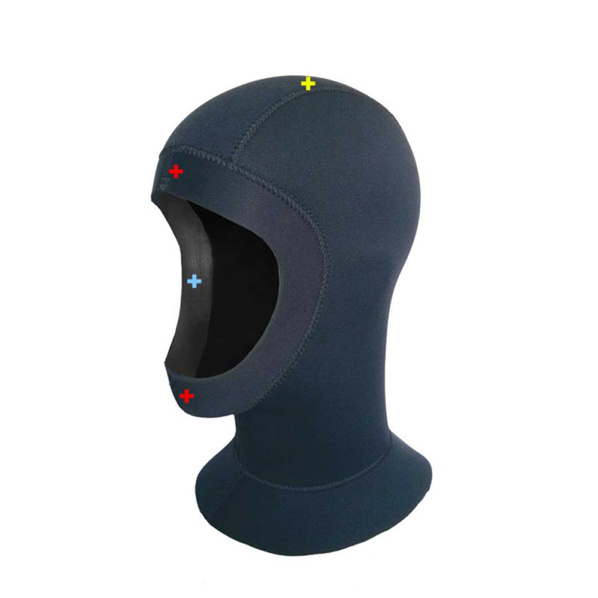 WOONEKY Capucha de Neopreno para Submarinismo Protección Térmica y UV Diseño Ajustado para Adultos para Surf Buceo y Color Negro