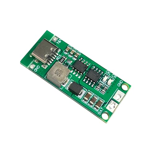 Image of ROBOWAY 10Pcs 4S 2A Polymer Lithium Ion Charger Type-C | 14.8V 18650 Battery Charging Module | USB-C Input, Boost Converter, LED Indicator, Overcharge Protection (Pack of 10)