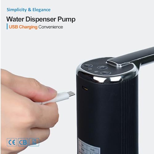 Image of Kedar Rechargeable Water Dispenser for 20Liters Automatic Drinking Water can Pump Bottle Homes and Office (3)