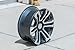 OE Wheels CV44 22 Inch Rims and Tires Fit Yukon Denali Style 6x139.7 22x9 Gloss Gunmetal Machined - Hollander 5822 - TerraMax RT 285/45-22 (Set of 4)