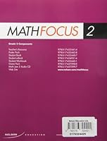 Nelson Math Focus 2: Student Workbook 0176324429 Book Cover